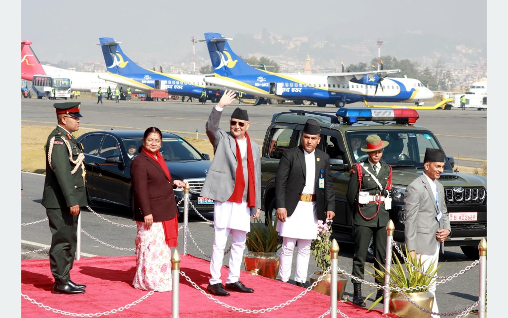 प्रधानमन्त्री ओली चारदिने औपचारिक भ्रमणका लागि चीन प्रस्थान