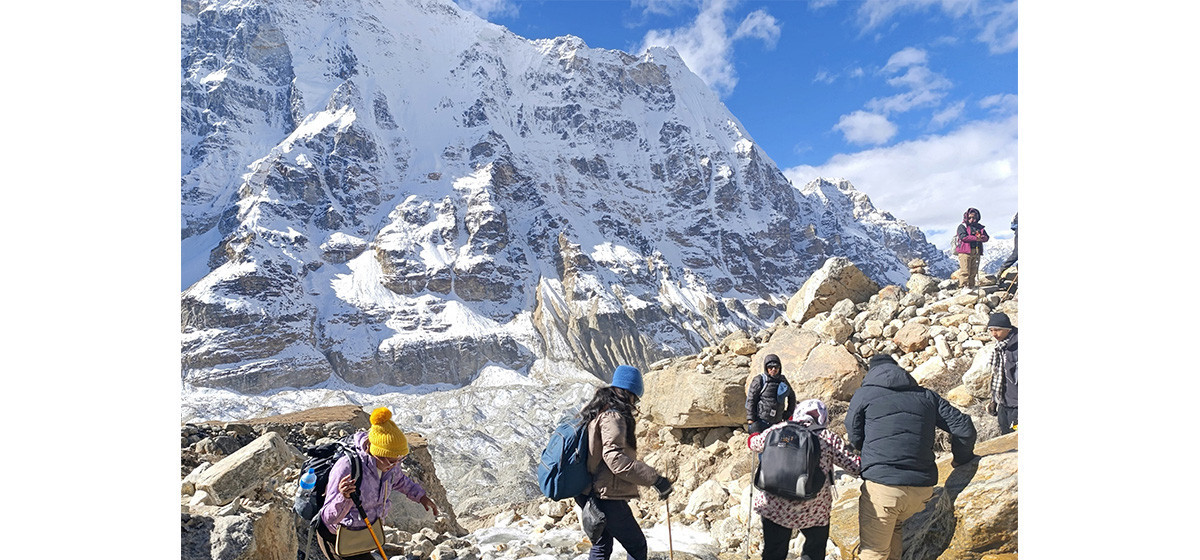 कञ्चनजंघा क्षेत्रमा पर्यटकको ताँती