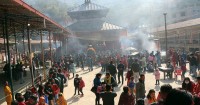 डोलेश्वर महादेव मन्दिरमा चारै ढोका खुल्ला