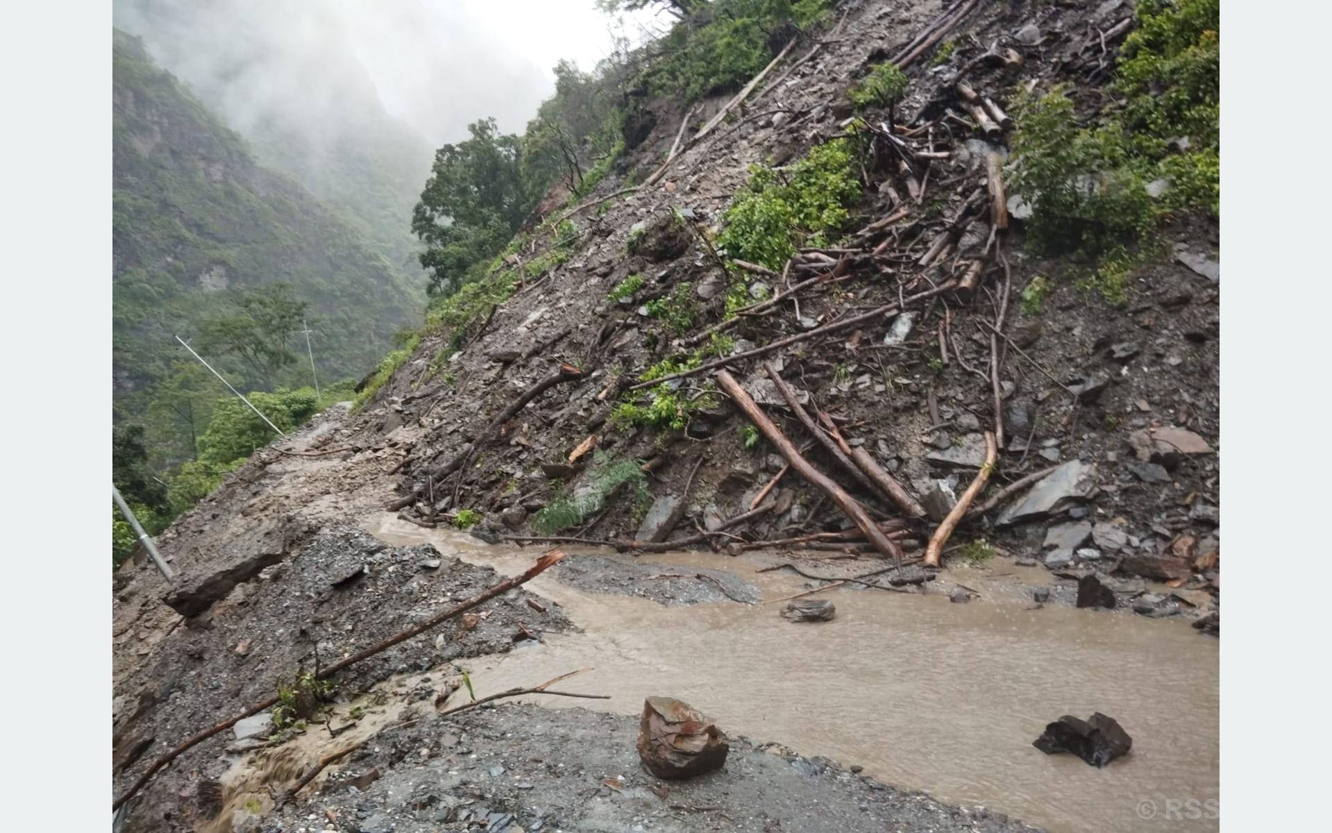 नवलपुर खण्डमा कालीगण्डकी करिडोर अवरुद्ध