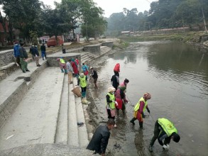 बाग्मती नदी सफाइ महाअभियानको ६ सय हप्ता पूरा