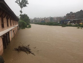 हनुमन्तेको बाढीले डुबान, उच्च सतर्कता अपनाउन आग्रह