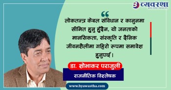 बलियो बनाऔँ–लोकतान्त्रिक संस्कृति