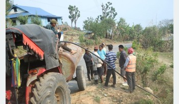 मुहान सुकेपछि खानेपानीका लागि ट्याङ्करमा निर्भर