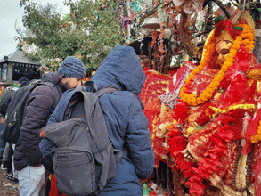 पाथीभरामा दसैँ तिहारमा मात्रै ६१ हजार बढी दर्शनार्थी