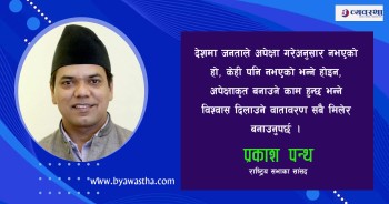 संविधान खराब भन्ने नकारात्मक भाष्य निर्माण नगरौँ : सांसद पन्थ