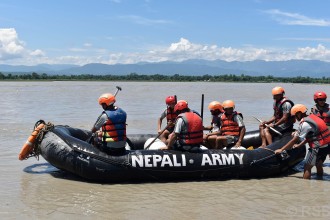 त्रिशूली नदीमा खसेका  यात्रुको खोज तथा उद्धार कार्यमा भारतीय टोली पनि परिचालन