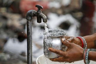 अरुण नदीको पानी पुगेपछि स्थानीयवासी खुसी