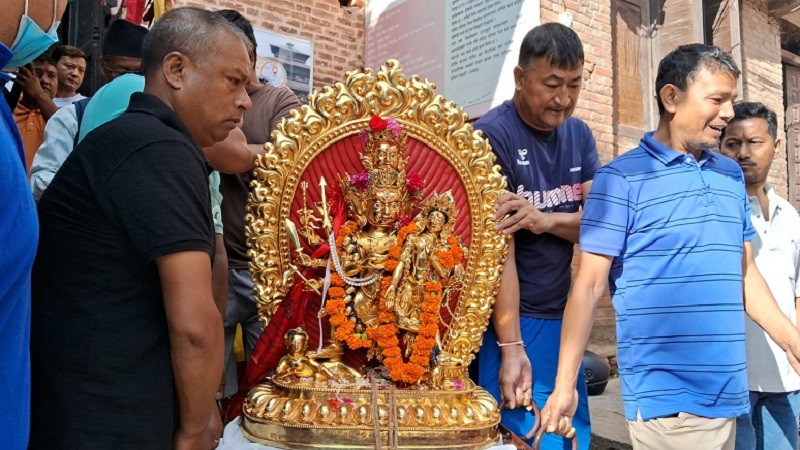 कीर्तिपुरमा आज बाघभैरवको जात्रा हुँदै