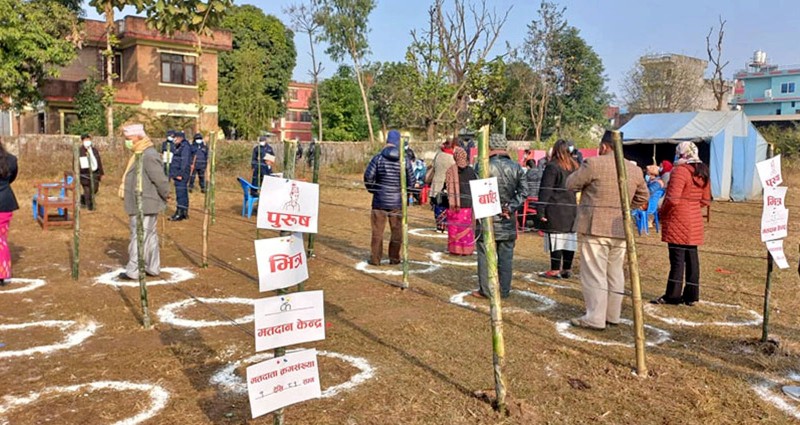 राष्ट्रियसभा सदस्यका लागि मतदान जारी