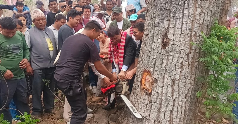 कैलालीको जालपादेवी केबलकार निर्माण कार्य सुरु