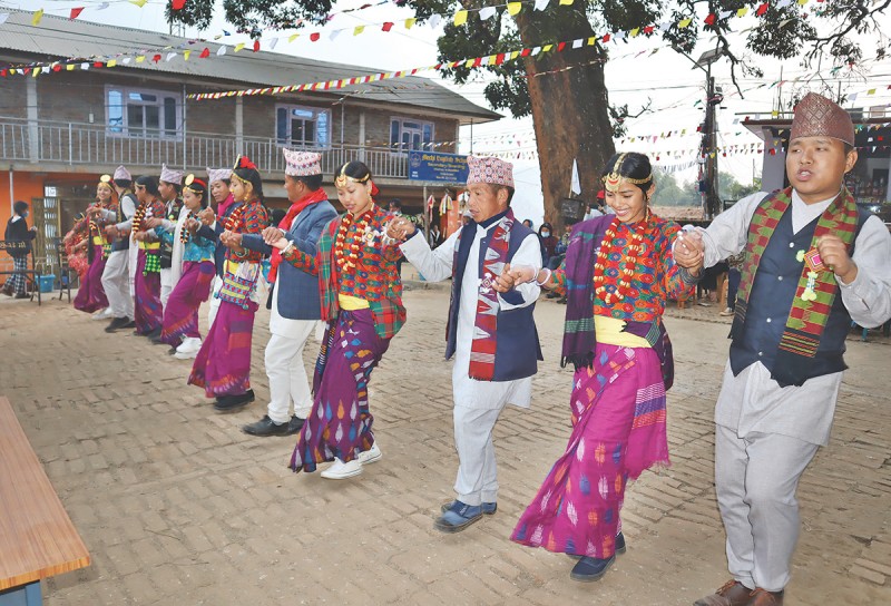 लिम्बू जातिले मनाए नयाँ वर्ष