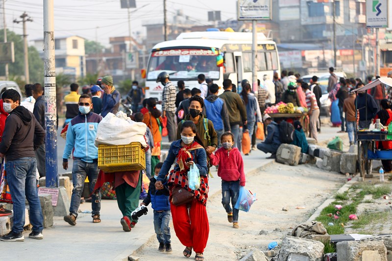 दसैँ मनाउनका लागि तीन दिनमा एक लाख ५० हजार यात्रु बाहिरिए