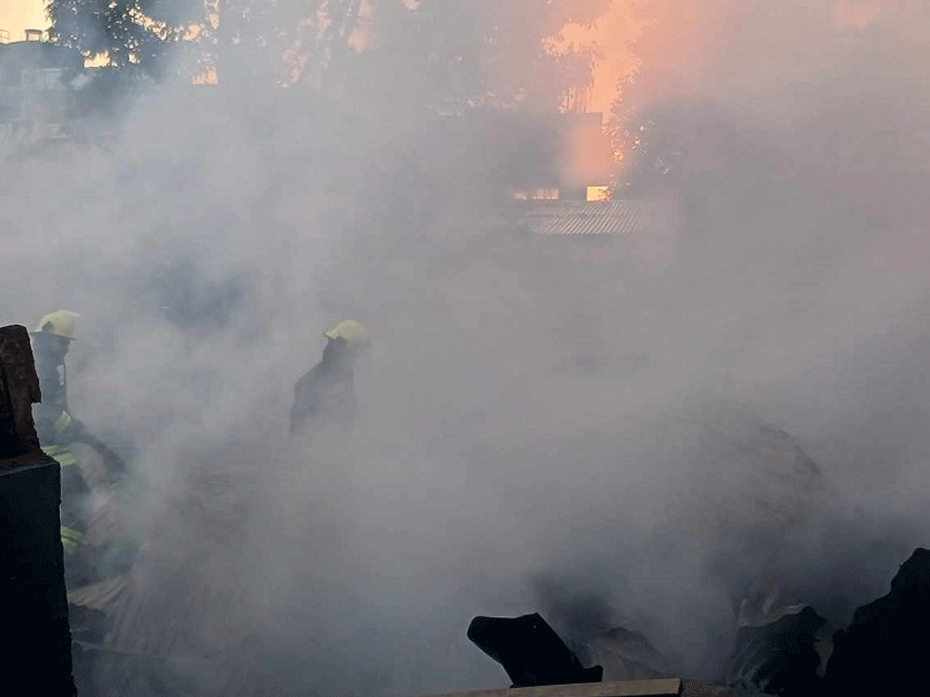 घर आगलागी हुँदा सुत्केरीसहित परिवार विचल्लीमा