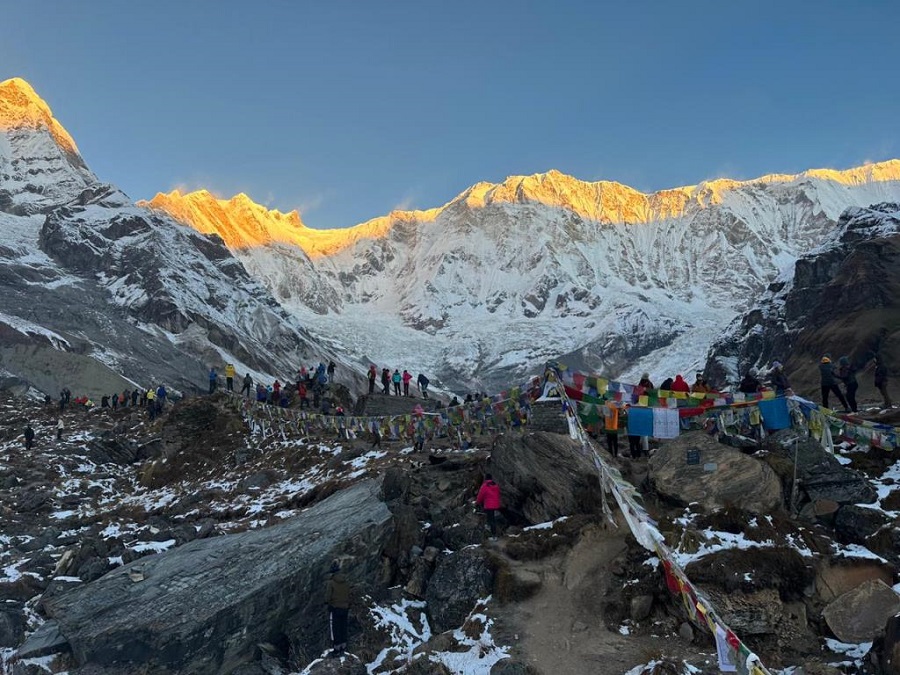 अन्नपूर्ण आधार शिविर प्रवेशद्वारमा एकीकृत पर्यटन सूचना केन्द्र