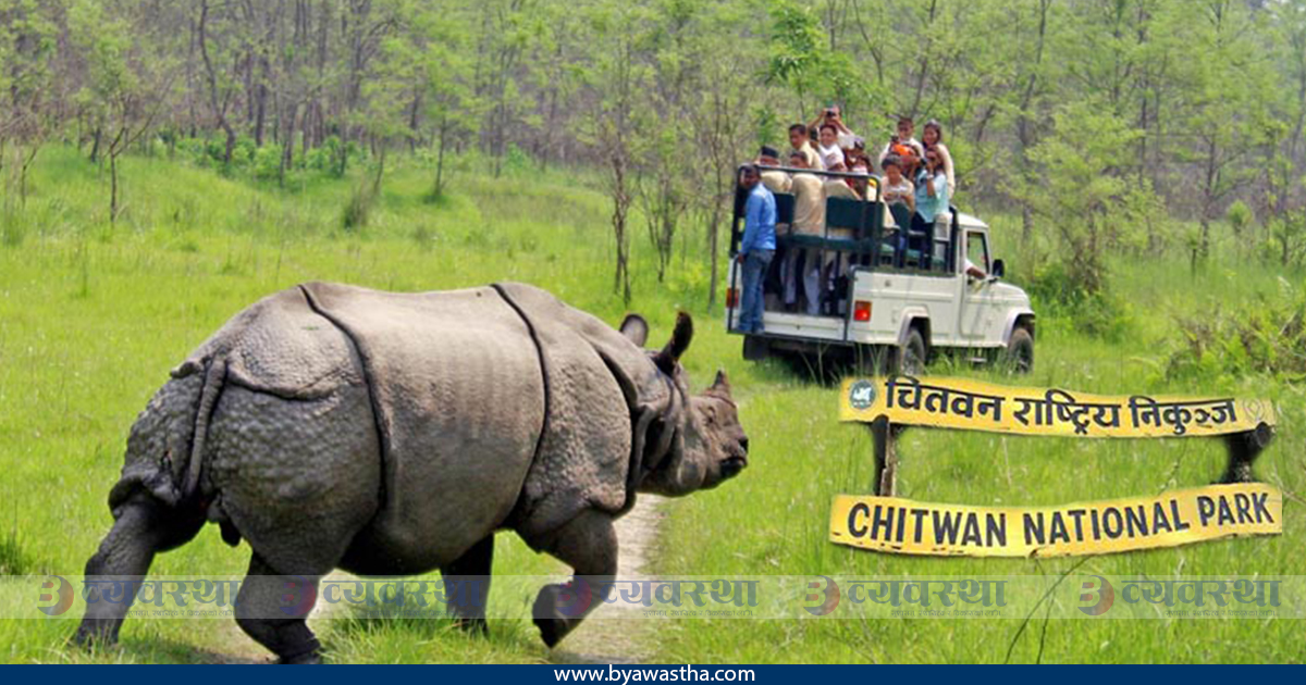 गर्मी बढेसँगै चितवनमा पर्यटकको सङ्ख्यामा कमी