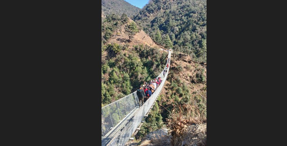 झोलुङ्गे पुलले यात्रा अवधि छोटियो