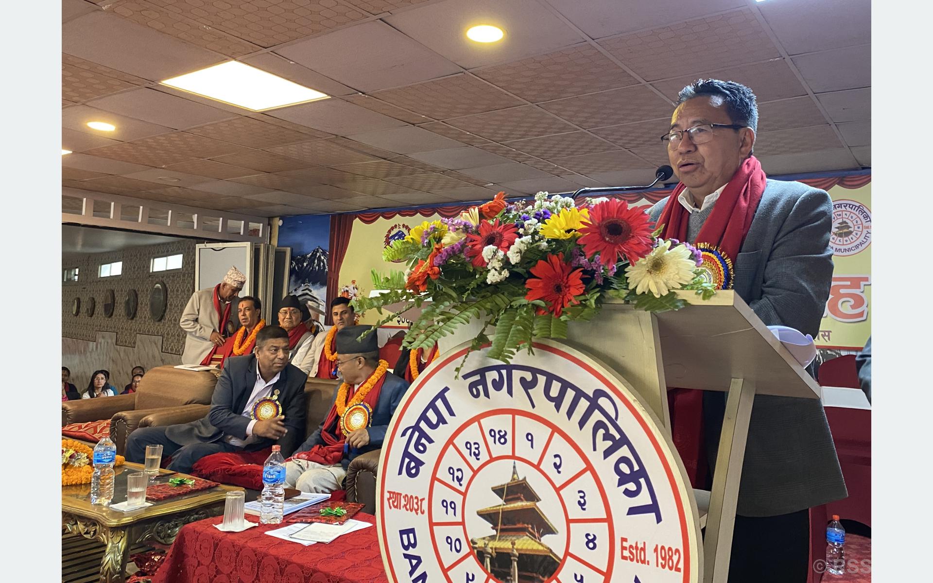 बनेपाको खानेपानी समस्या समाधान गर्न प्रतिबद्ध छुः मन्त्री राई