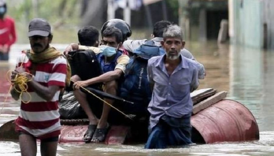खराब मौसमका कारण श्रीलङ्कामा दश हजारभन्दा बढी प्रभावित