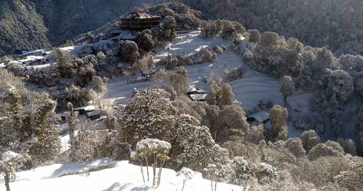 संखुवासभाको उच्च हिमाली क्षेत्रमा हिमपात, जनजीवन कष्टकर