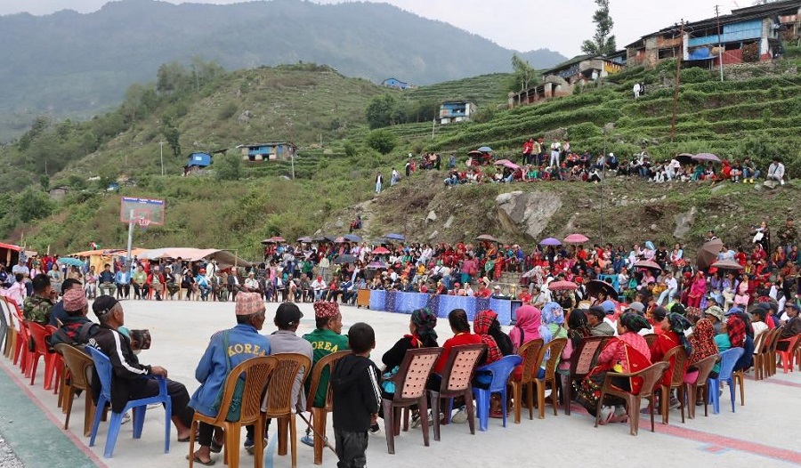 चालीस लाख खर्चेर म्याग्दीको दग्नाममा खेलमैदान निर्माण