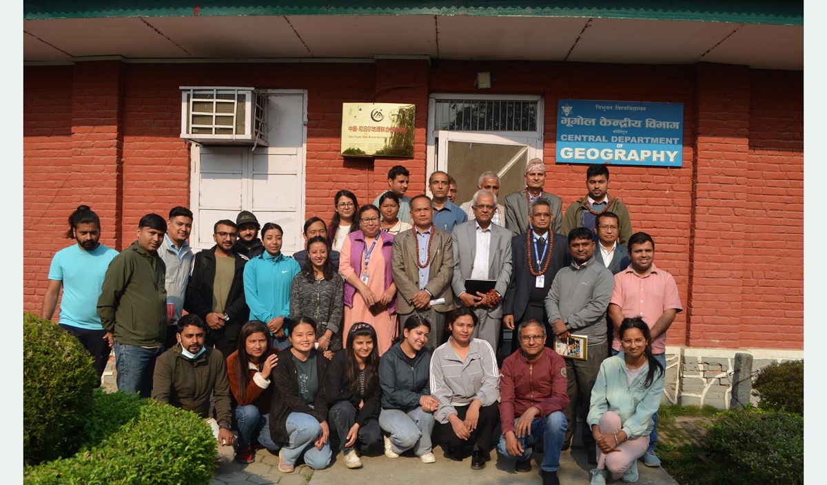 त्रिवि भूगोल केन्द्रीय विभागमा माटो परीक्षण तालिम