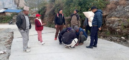 पर्यटकीयस्थल घोडेपानी जोड्ने सडक स्तरोन्नति योजना लक्ष्यअघि नै सम्पन्न
