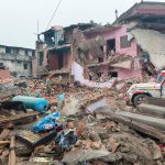 गैरीगाउँ क्षेत्रमा अतिक्रमण गरी निर्माण गरिएका सबै ठूला घर भत्काइयो