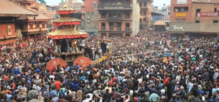 टोखामा विस्केट जात्रा सुरु टोखामा विस्केट जात्रा सुरु