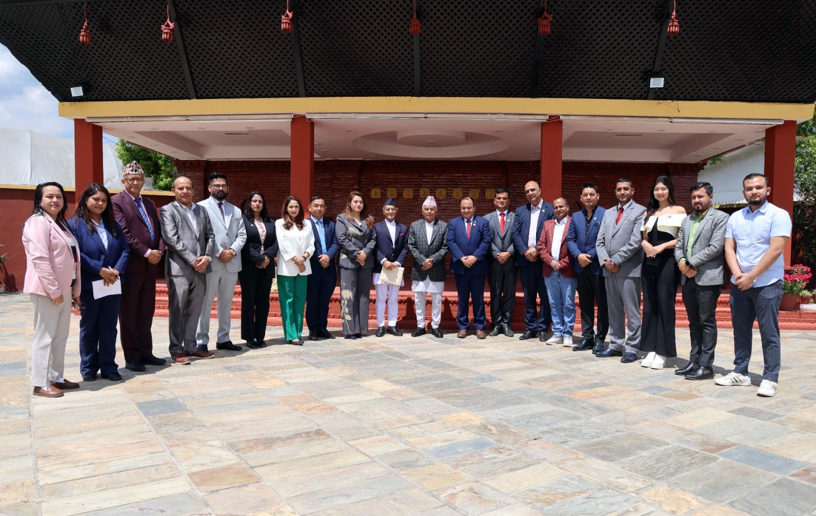 मातृभूमिमा लगानीका लागि अभिप्रेरित गर्न गैरआवीय नेपालीलाई राष्ट्रपतिको आह्वा