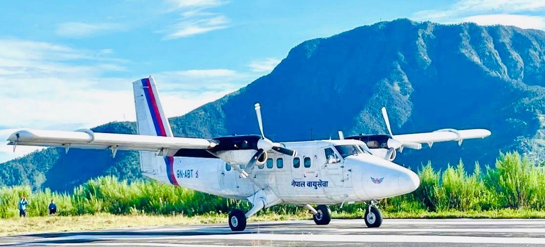 गुल्मीमा आजदेखि सातामा चार पटक हवाई सेवा सञ्चालन