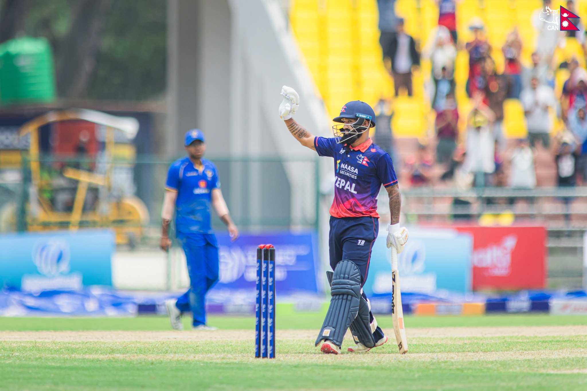 नेपालले युएईलाई दियो २०१ रनको लक्ष्य