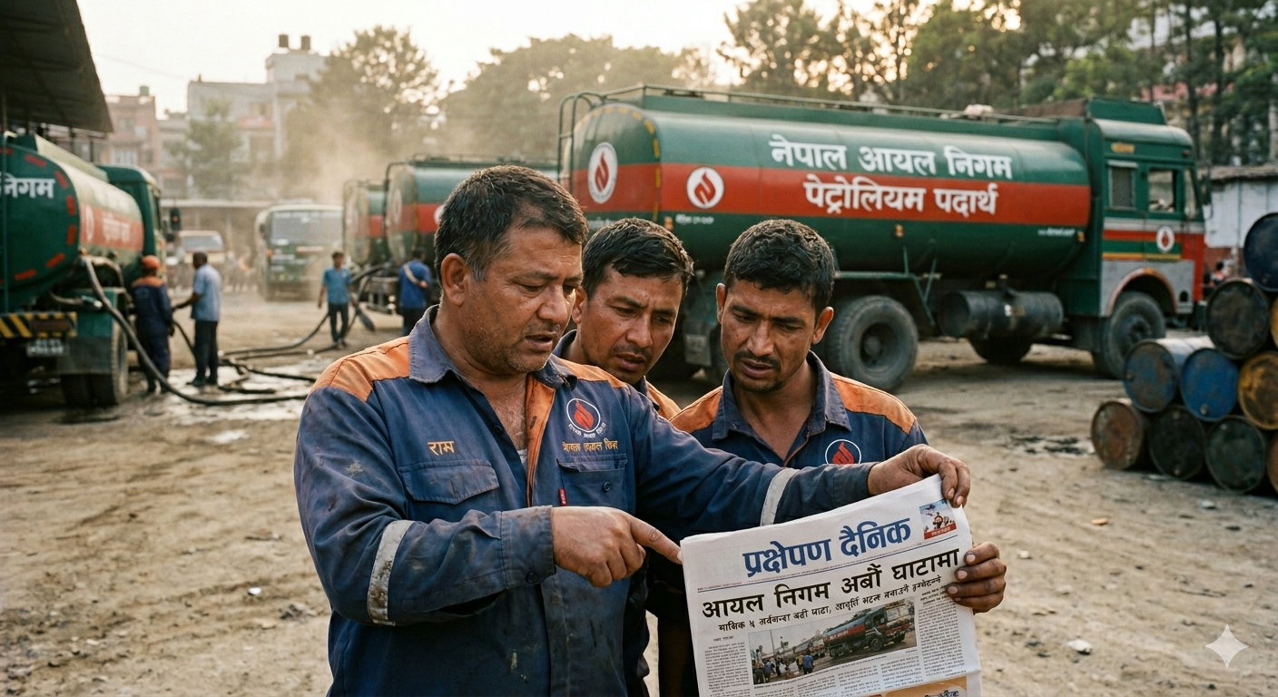 अर्बौं घाटामा आयल निगम